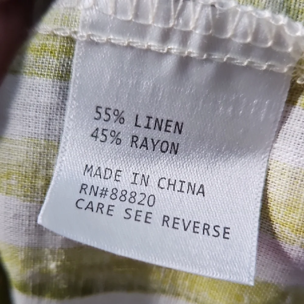Christian Siriano Women's Green Patterned Blouse XL - Picture 9 of 9